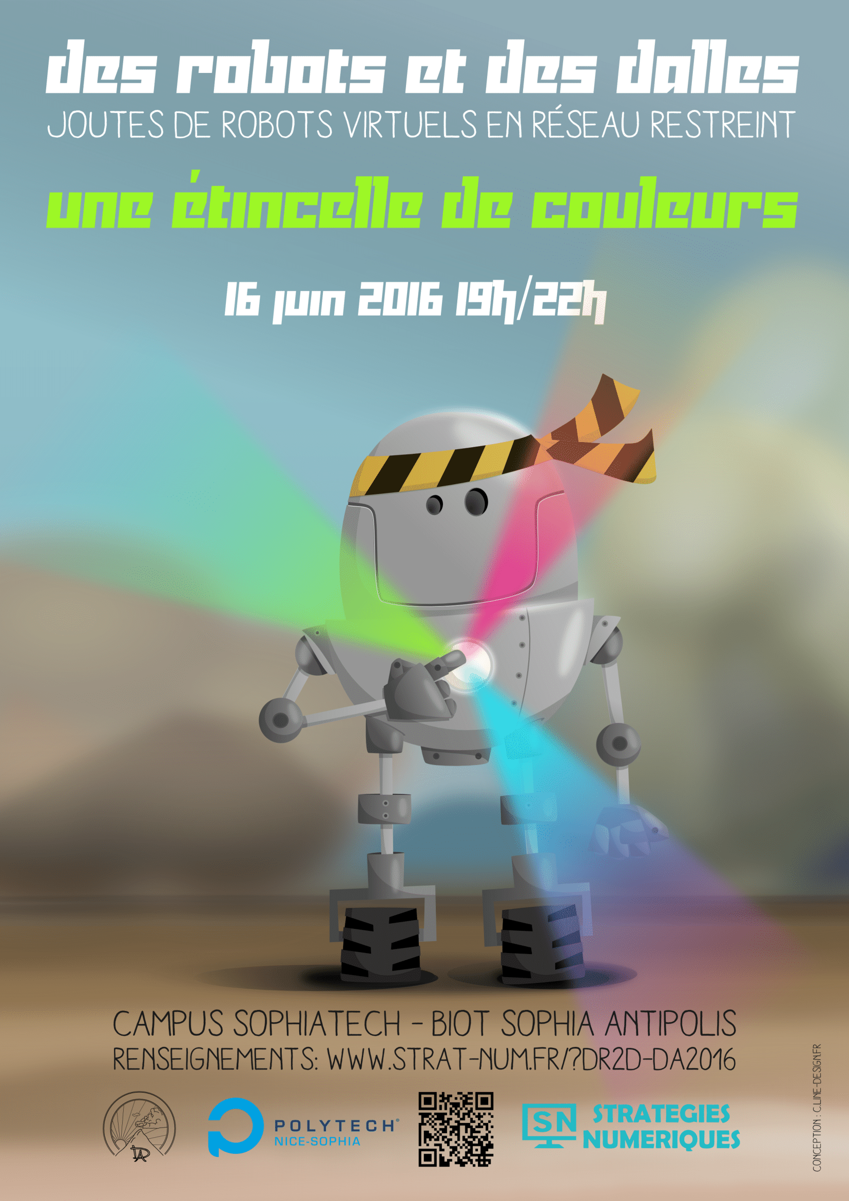 Des Robots et Des Dalles aux Distractions d'Antipolis
